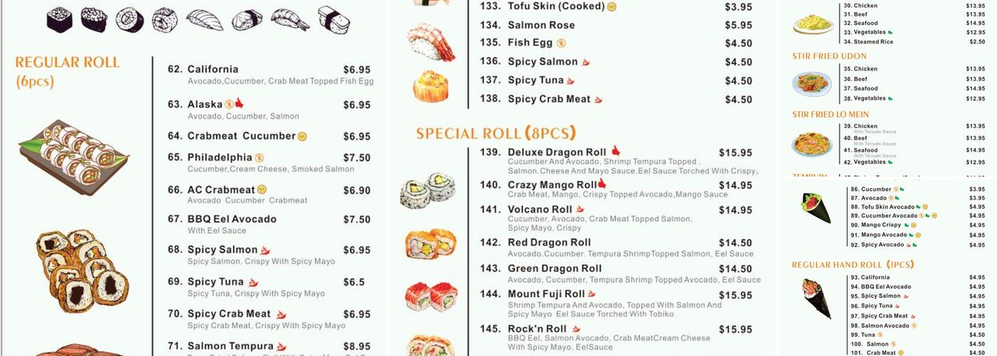 Sushi & Kitchen Menu