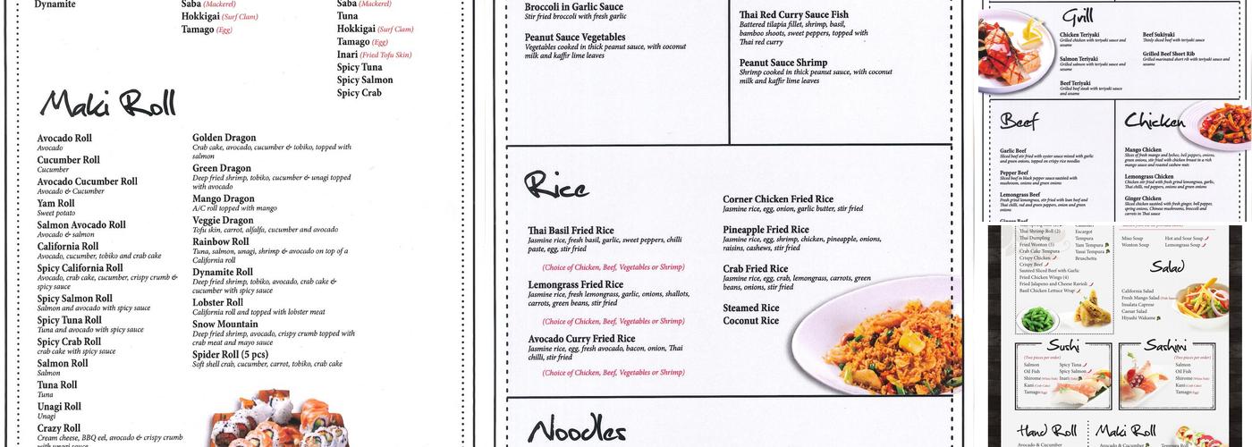 Spoon & Fork Menu