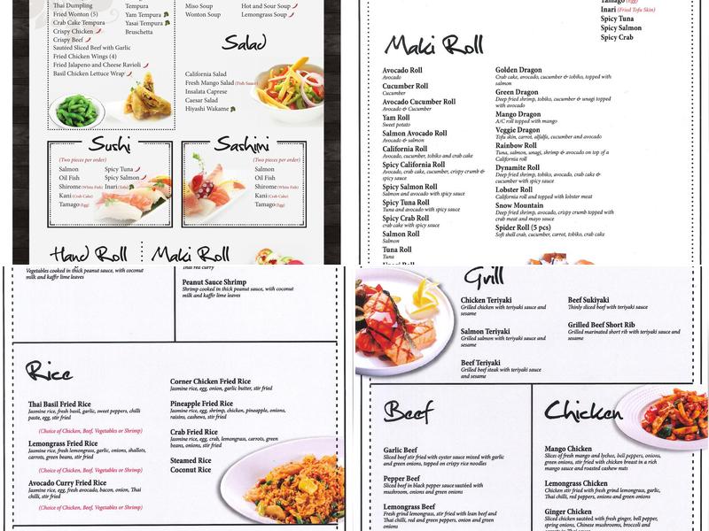 Spoon & Fork Menu