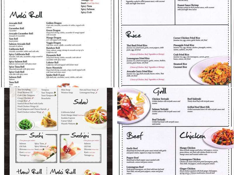 Spoon & Fork Menu