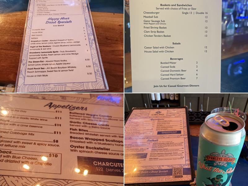 Hurricane Colinz Menu