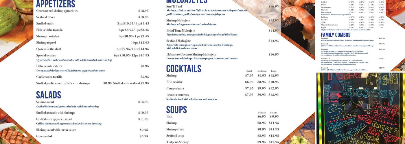 Don Marisco Menu