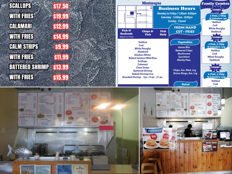 Queen's Fish & Chips Menu