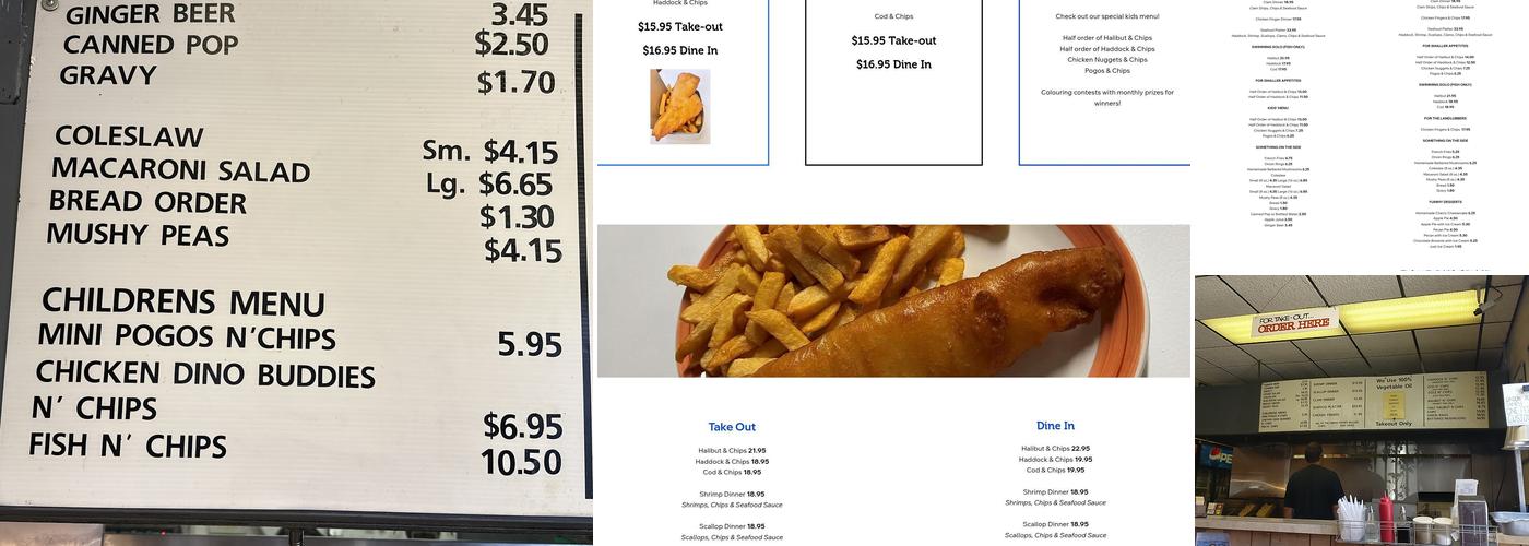 Bronte Fish & Chips Menu