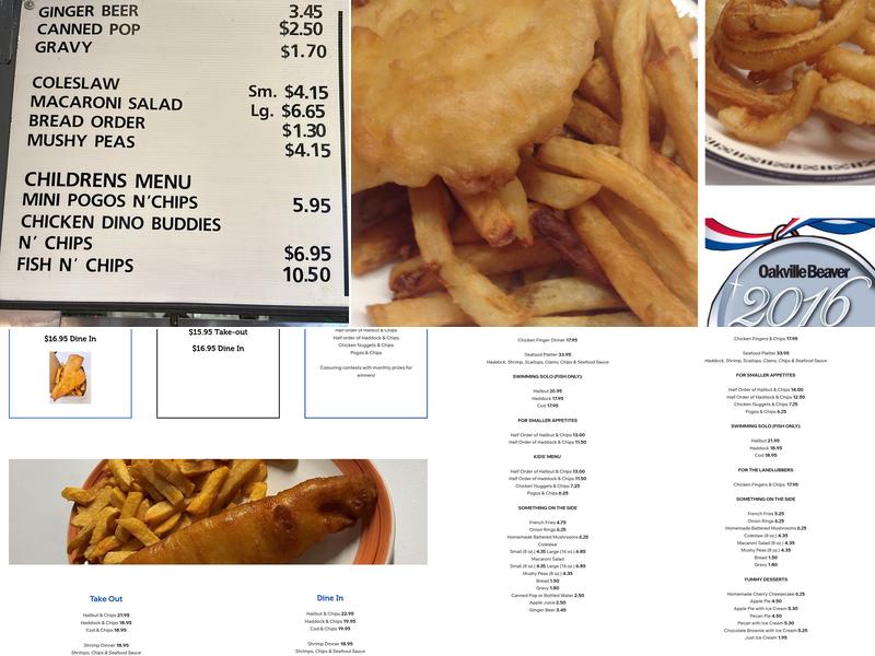 Bronte Fish & Chips Menu