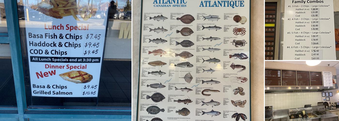 Homestyle Fish & Chips Menu