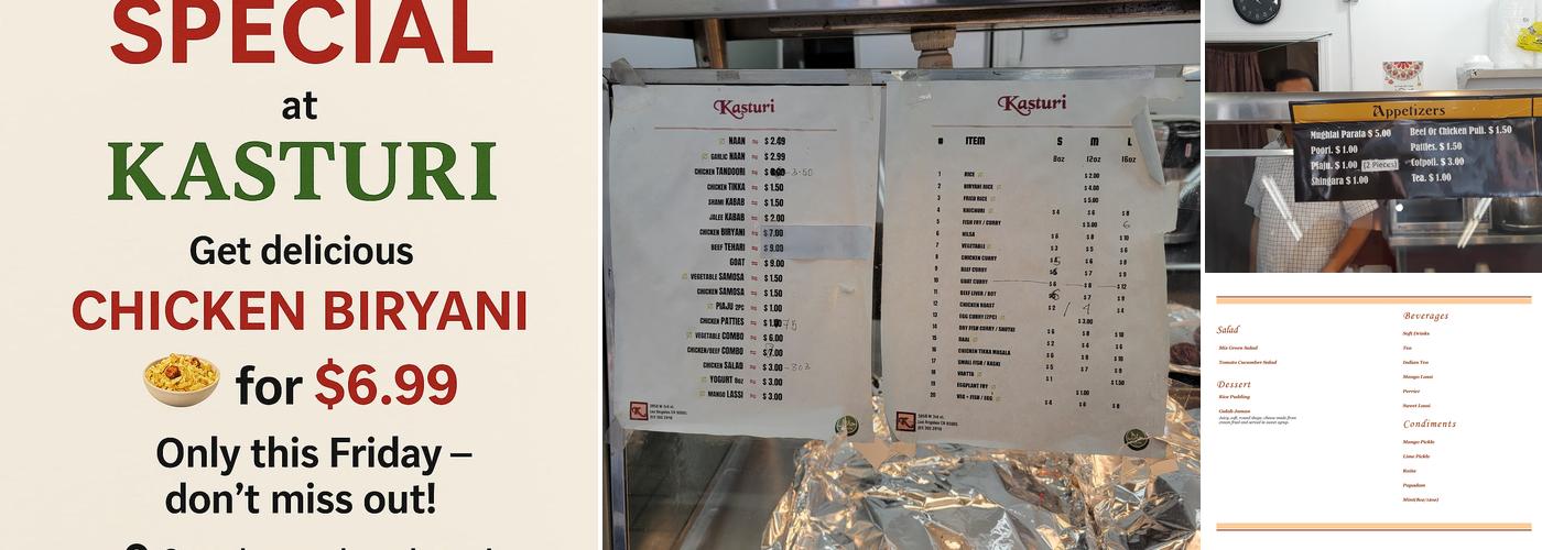 Kasturi Menu