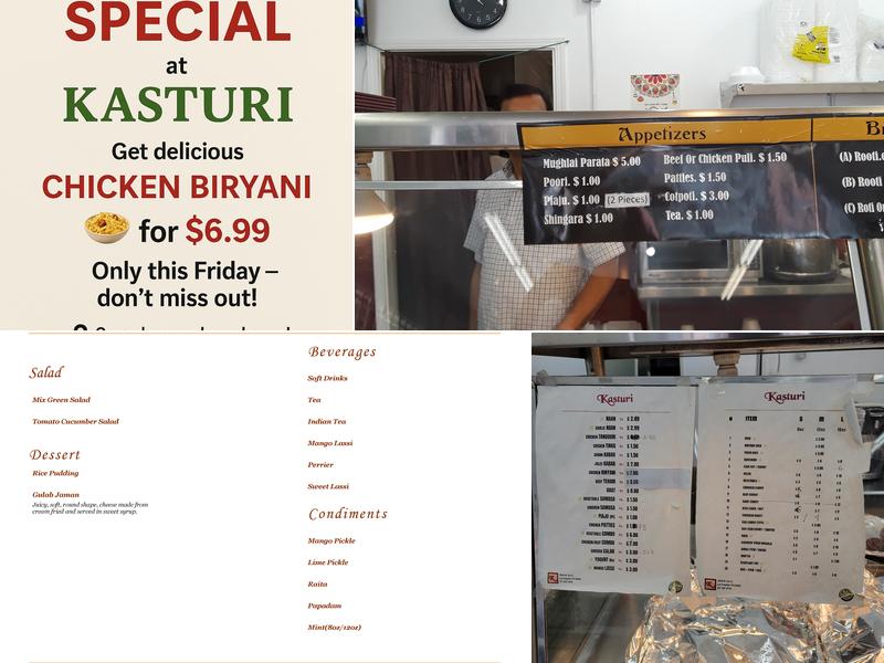 Kasturi Menu