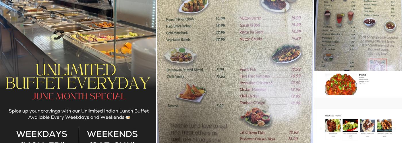 BRUNDAVAN Menu
