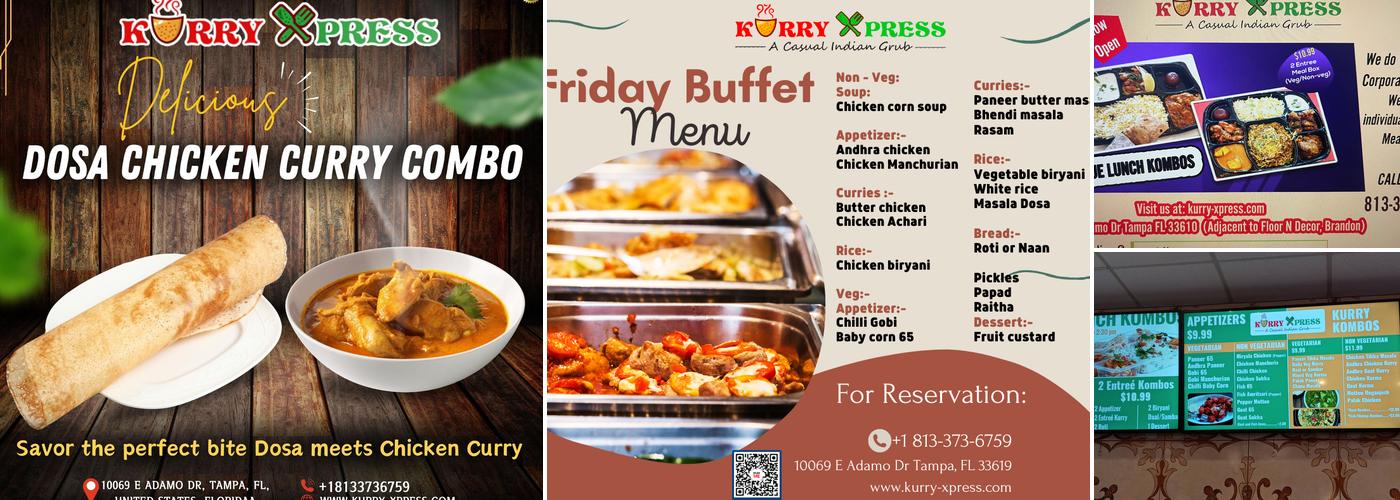 Kurry Xpress Menu