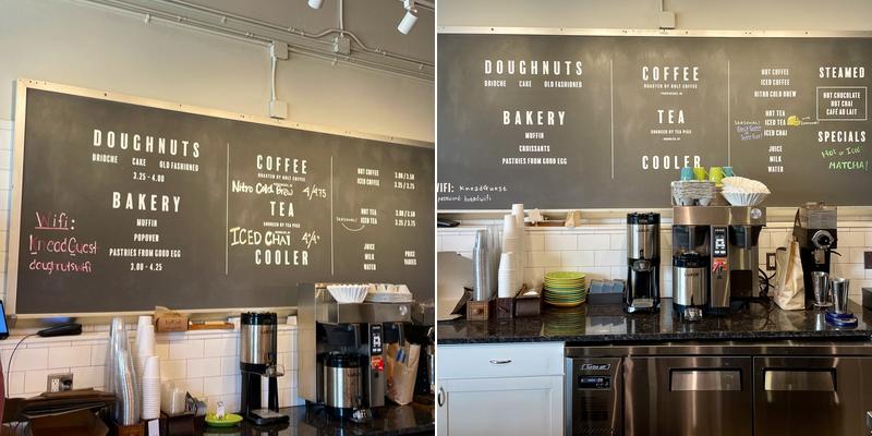 KNEAD Doughnuts Menu