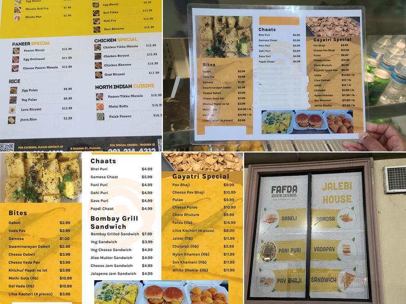 Fafda Jalebi House / Egg Dhaba Menu