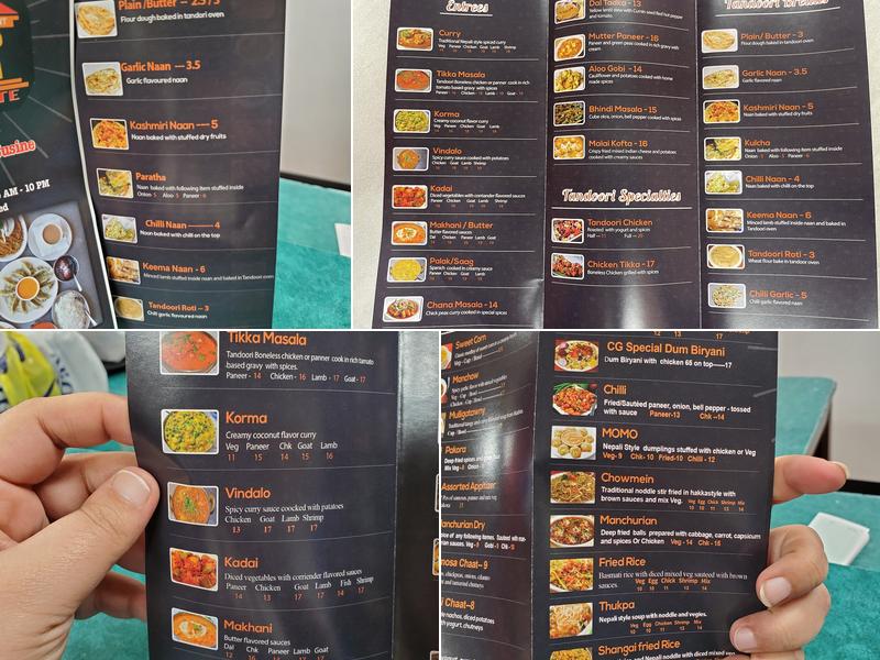 CURRY GATE Menu