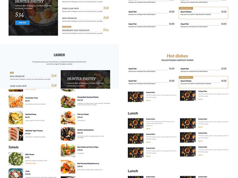 Himalayan aroma Menu