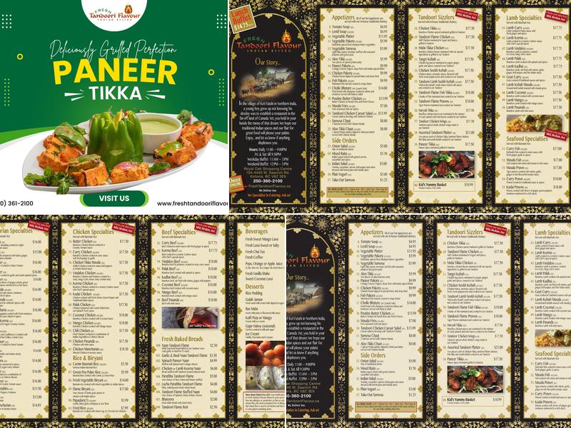 Fresh Tandoori Flavour Indian Restaurant Royal Oak Menu