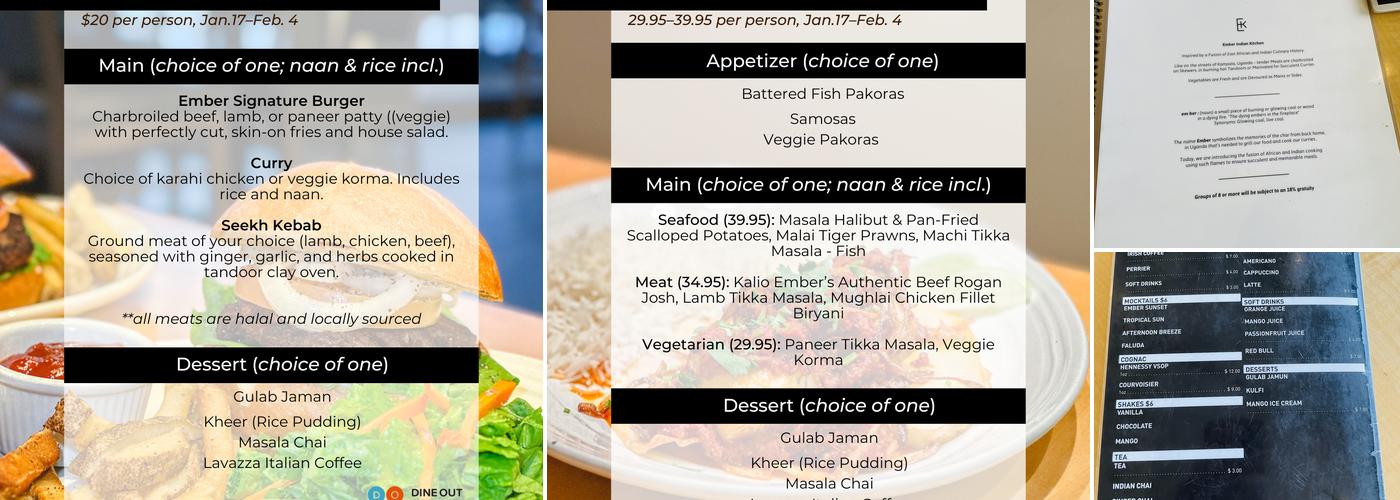 Ember Kitchen Menu