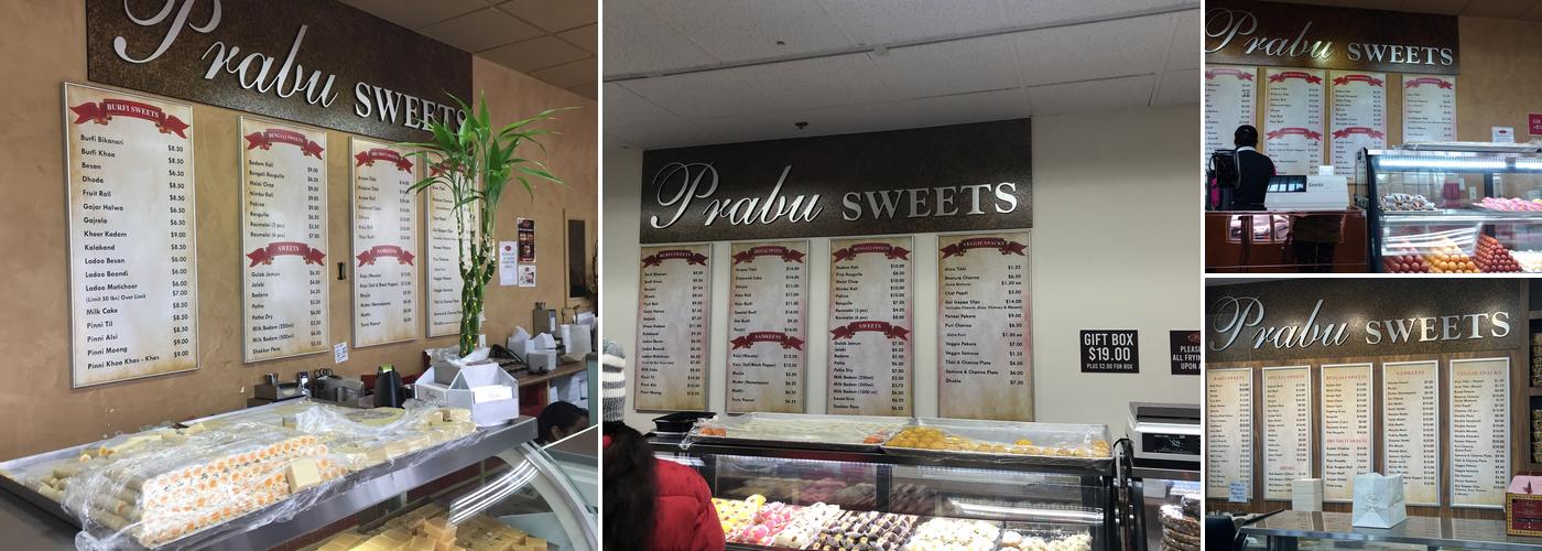 Prabu Sweets Menu