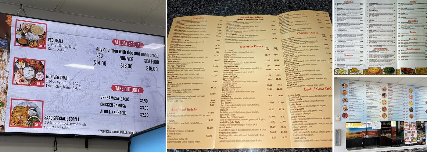 Baba Sweets & Restaurant Menu