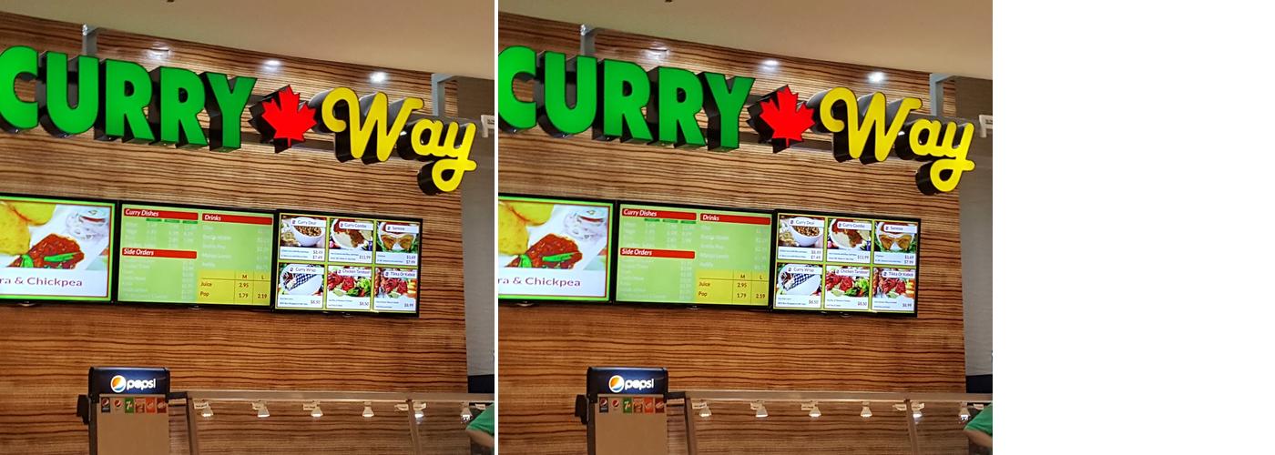 Curry Way Menu
