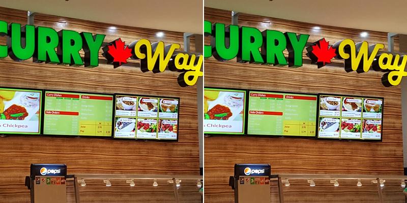Curry Way Menu