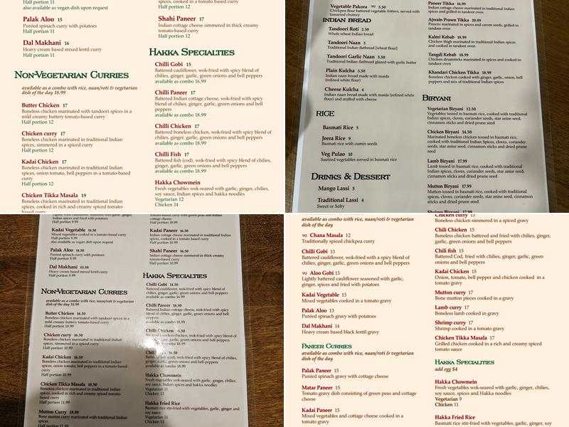 Tawa Grill Menu