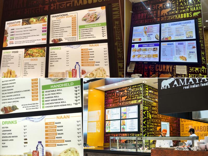 Amaya Express Menu