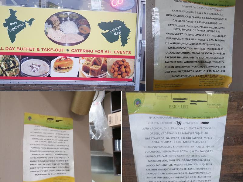 Govardhan Thal Restaurant Menu