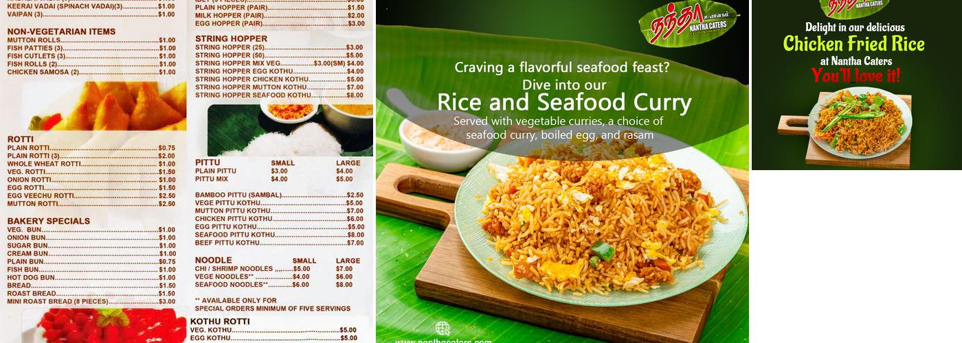 Nantha Caters Menu