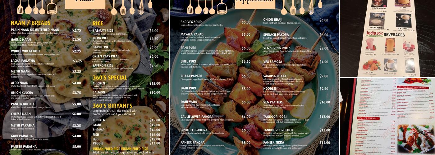 India 360 Menu