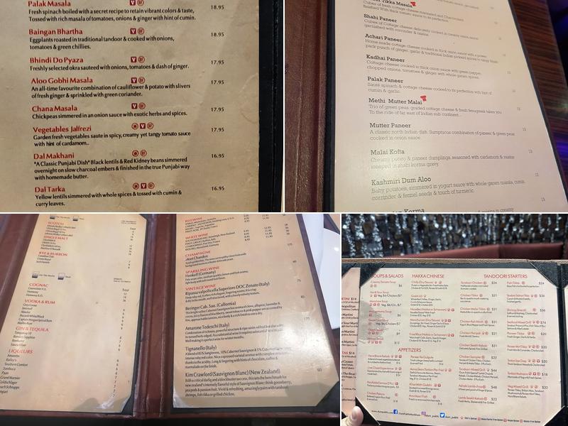 Dum Pukht Menu