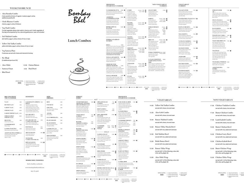 Bombay Bhel Times Square Menu