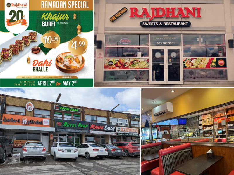 Rajdhani Sweets & Restaurant, Etobicoke 2658 Islington Ave, Etobicoke