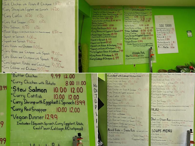 Roti Lady Menu