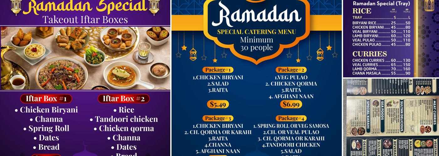 Sultan BBQ & Grill Menu