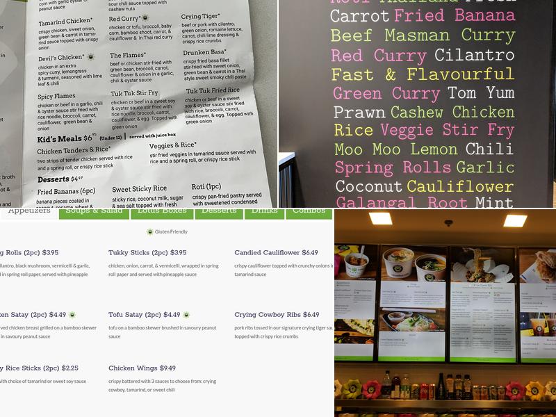 Tuk Tuk Thai - Signal Hill Menu