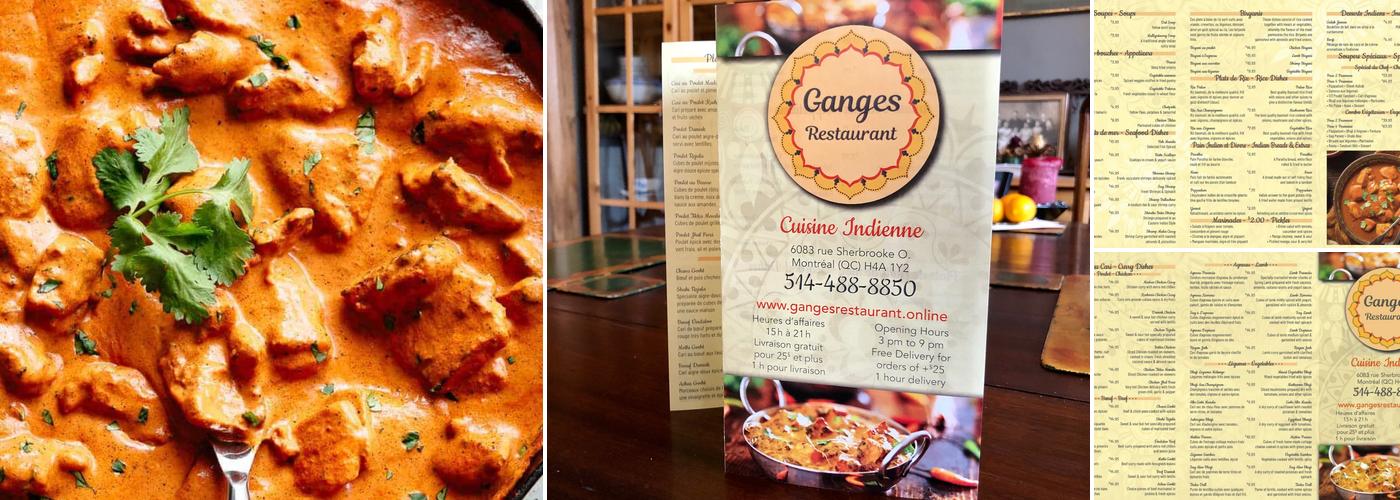 Ganges Restaurant Menu