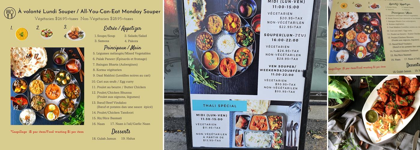 Buffet Maharani Menu