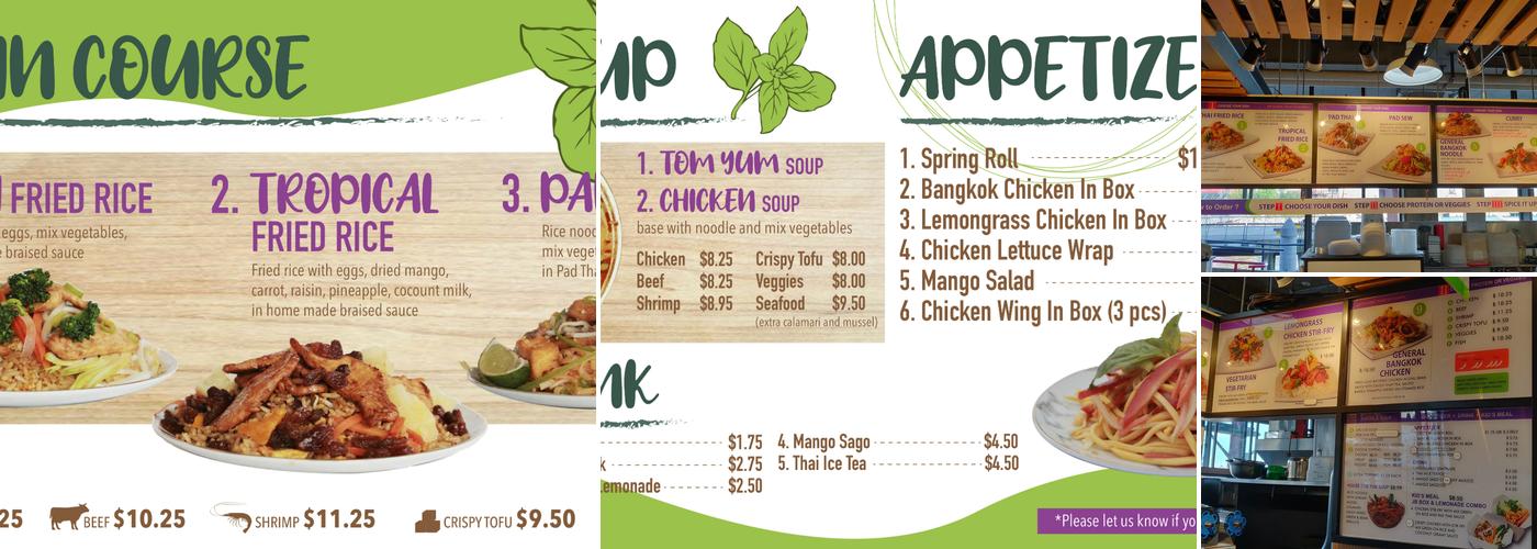 Thaigo Menu