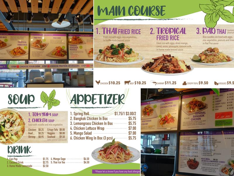 Thaigo Menu
