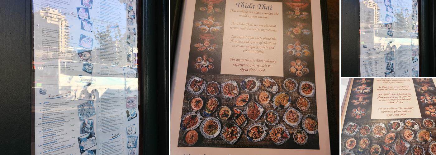 Thida Menu