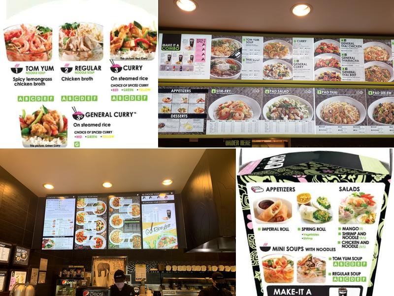 Thai Express Restaurant Vaughan Menu