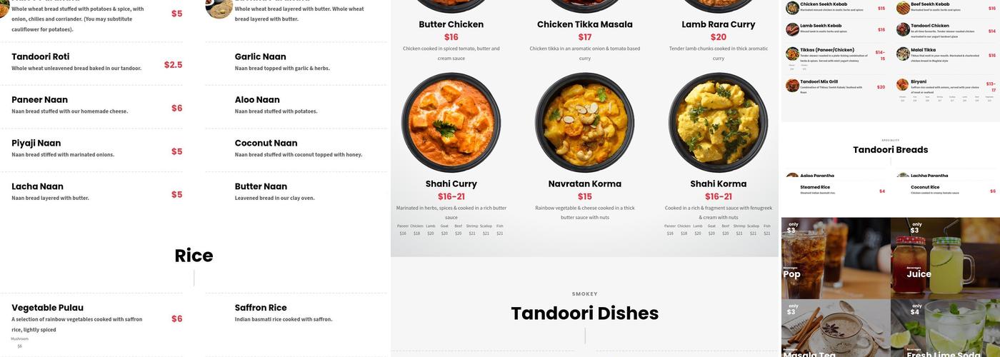 Black Pepper Restaurant Menu