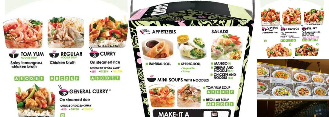 Thai Express Menu