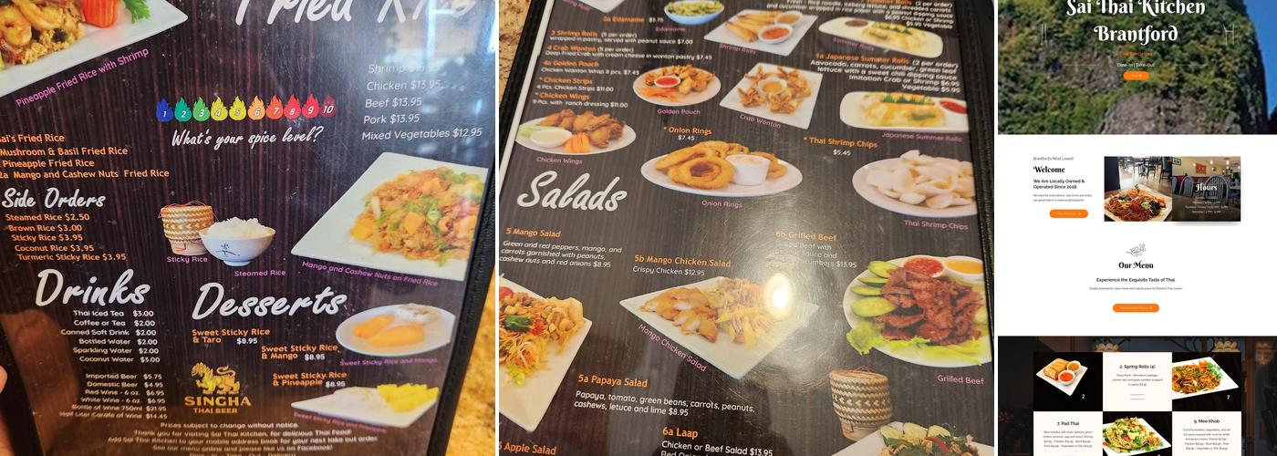 Sai Thai Kitchen Menu
