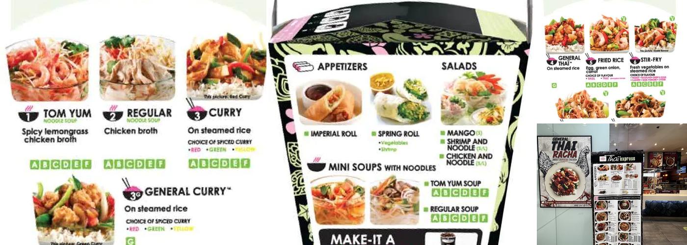 Thai Express Restaurant Toronto Menu