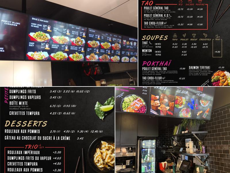 Thaïzone Menu
