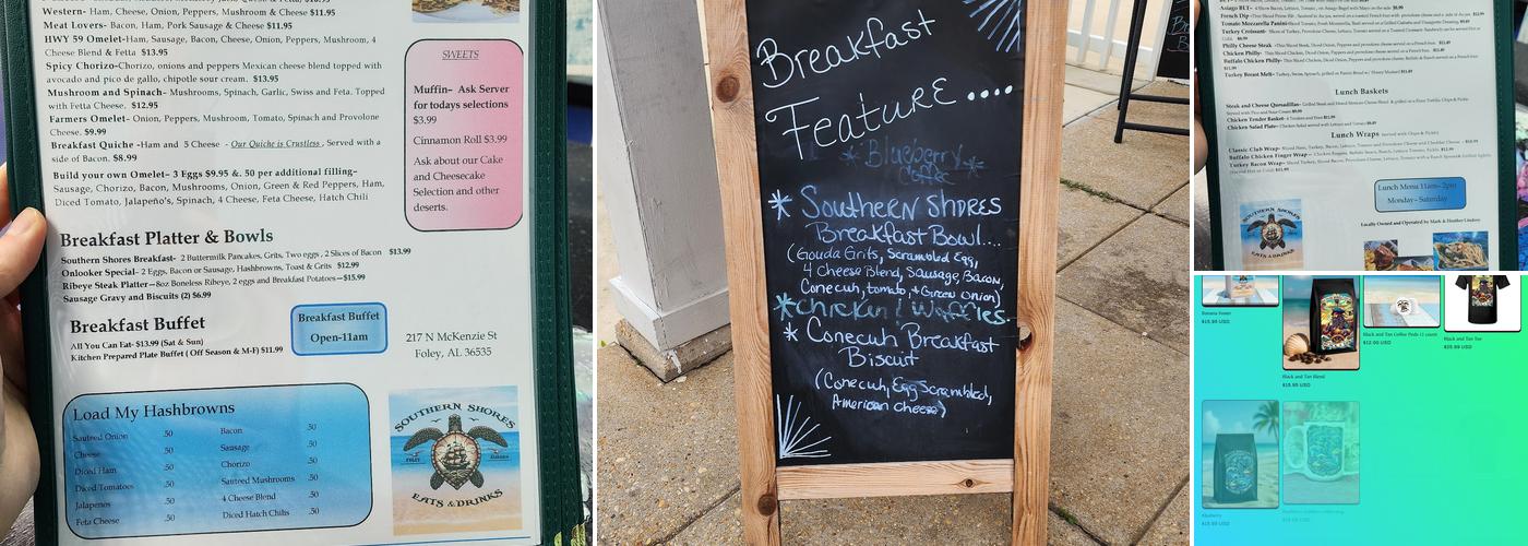 Scallywags Menu