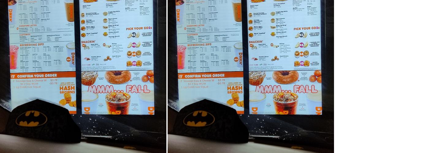 Dunkin' Menu