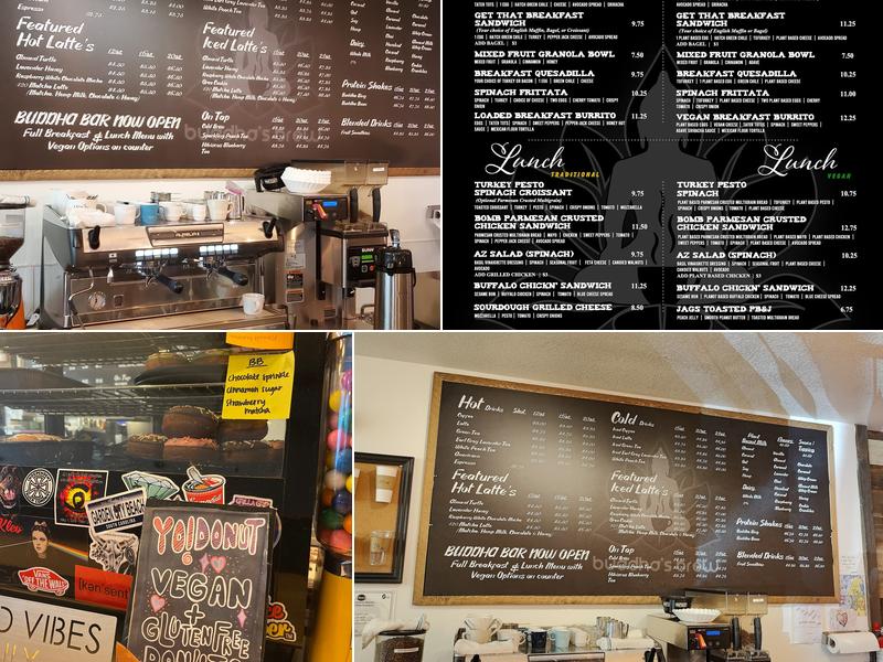 Buddha's Brew Coffee Cafe Menu