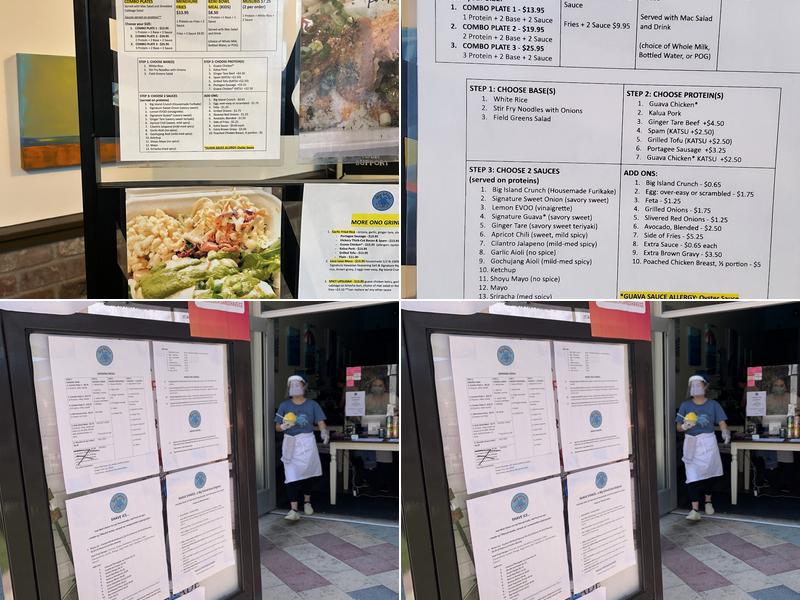 Big Island Eats and Shave Ice Menu